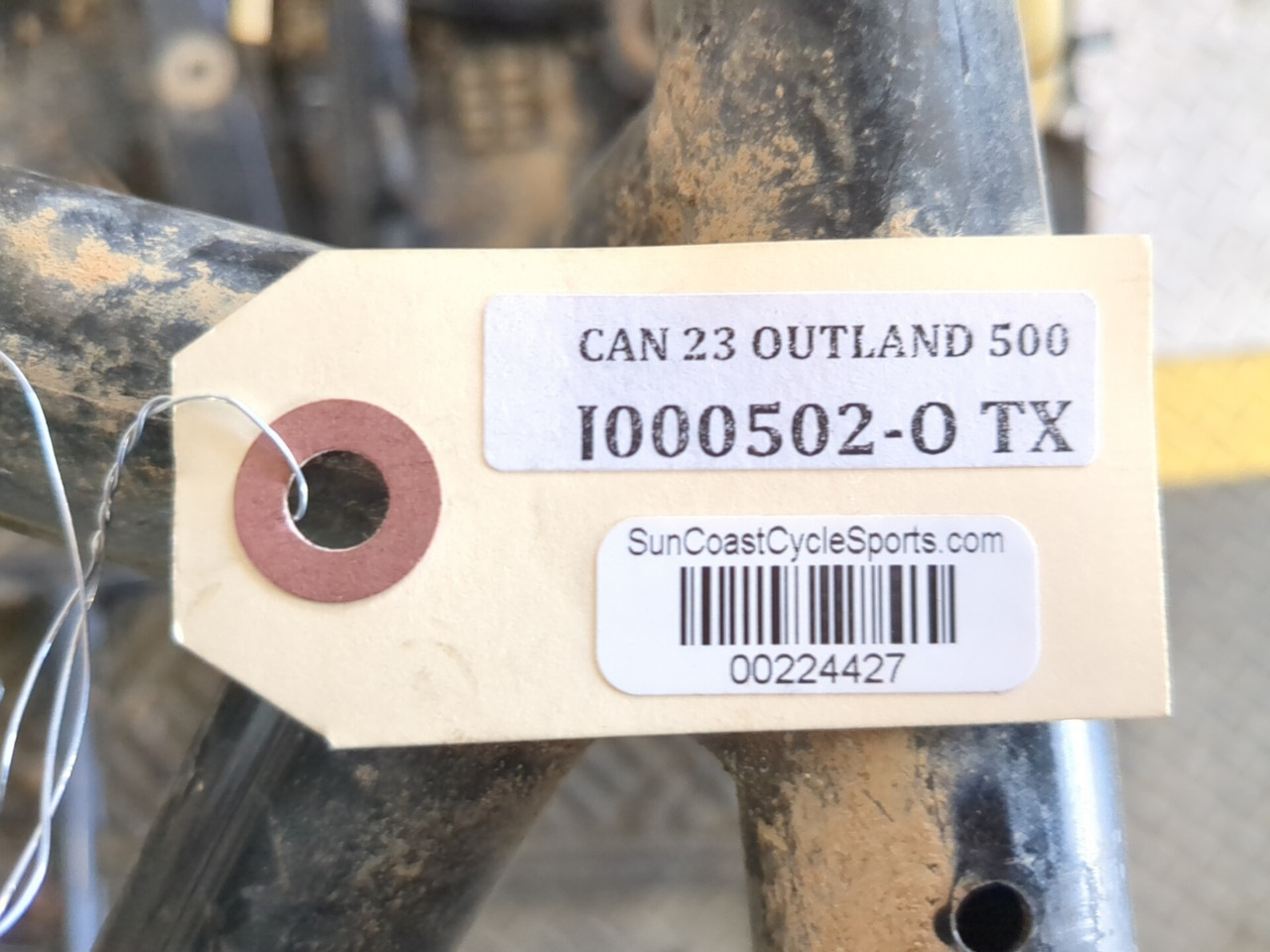 23-25 Can Am Outlander DPS 500 Main Frame Chassis STRAIGHT CLN