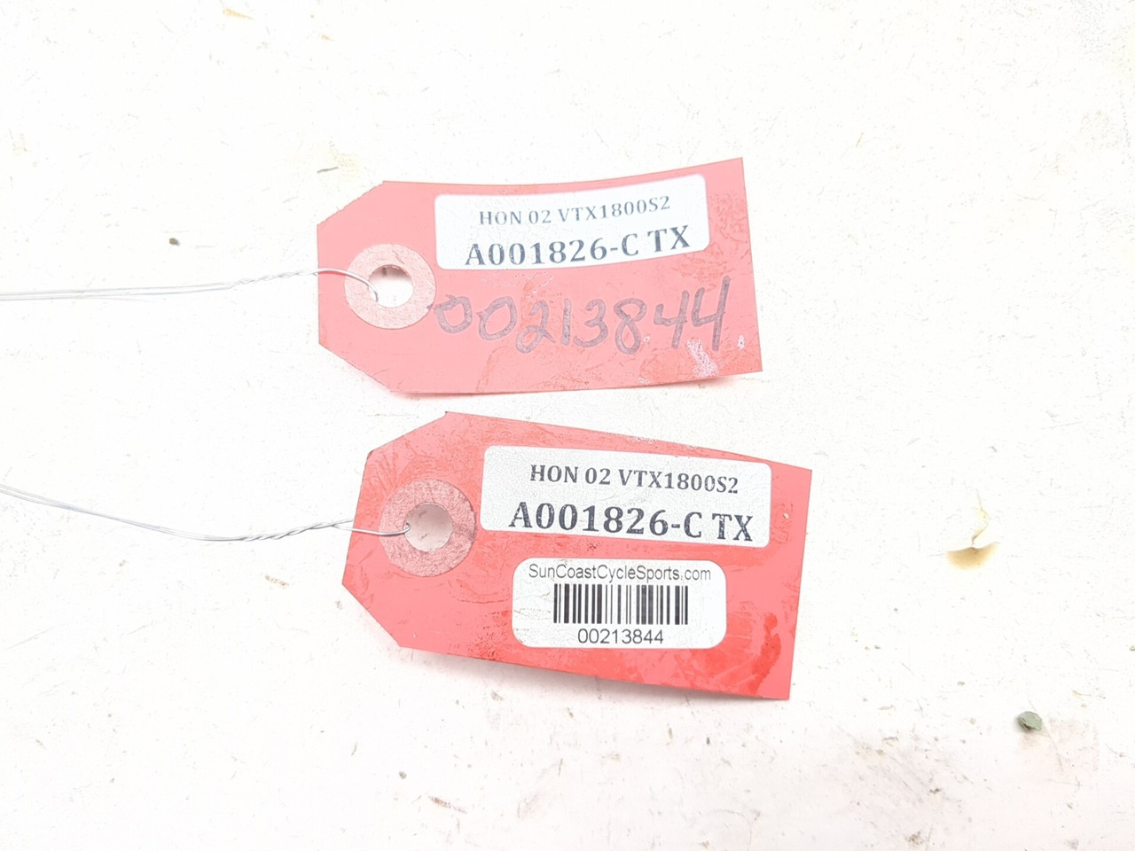 02-04 Honda VTX1800S Top End Engine Motor Cylinder Head Set Pair