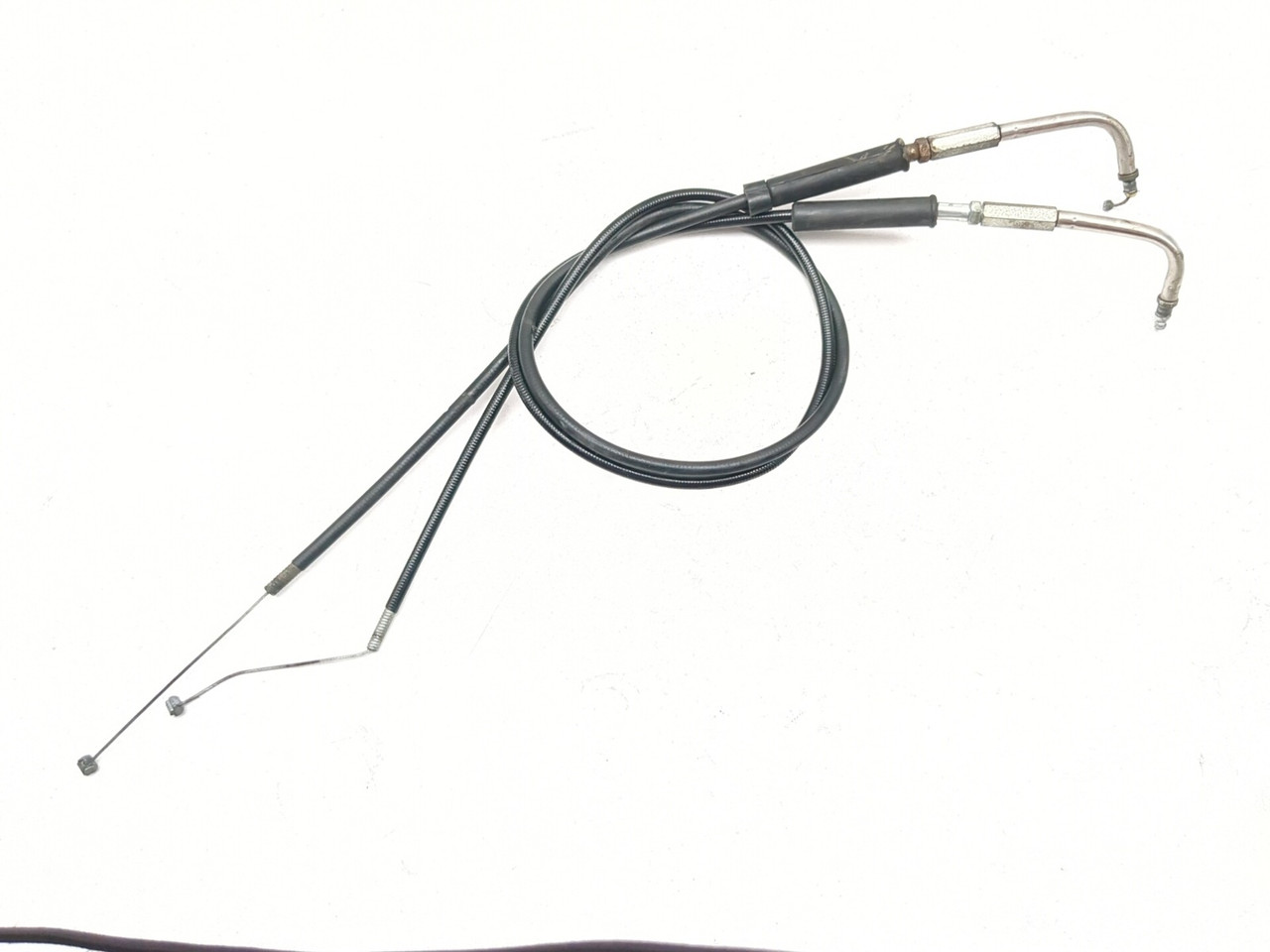 02-06 Harley Davidson VROD VRSCA Front Throttle & Idle Cables Set