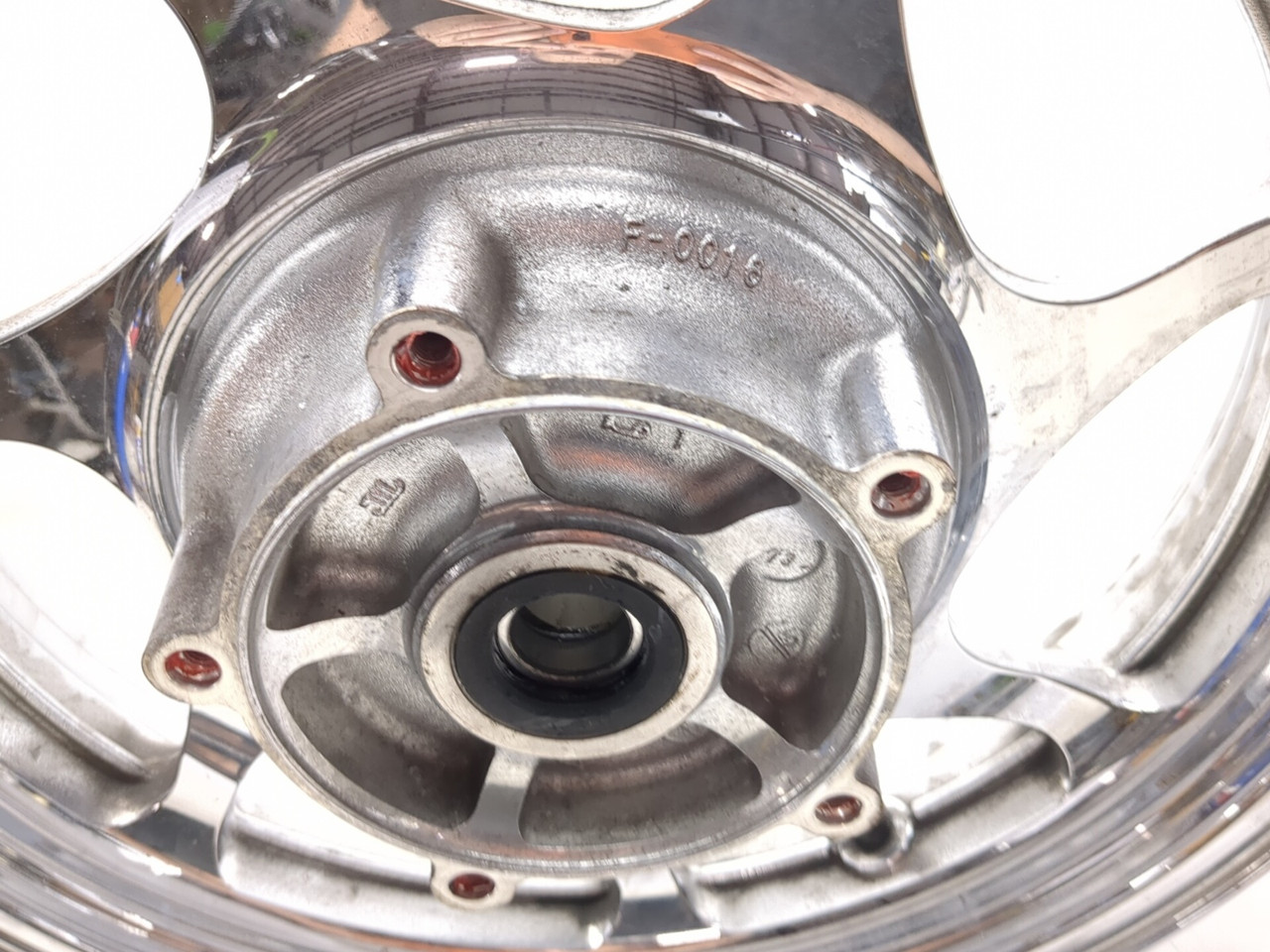 05-10 Kawasaki Vulcan 2000 VN2000D1 Front Wheel Rim STRAIGHT 16X3