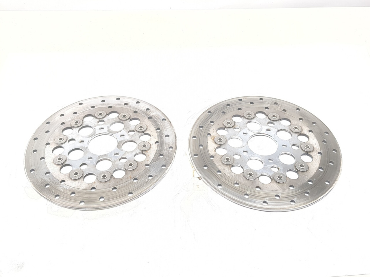 ディングル45s 99-06 Harley Davidson Road Glide FLTRI Front Brake Rotors Disc Set