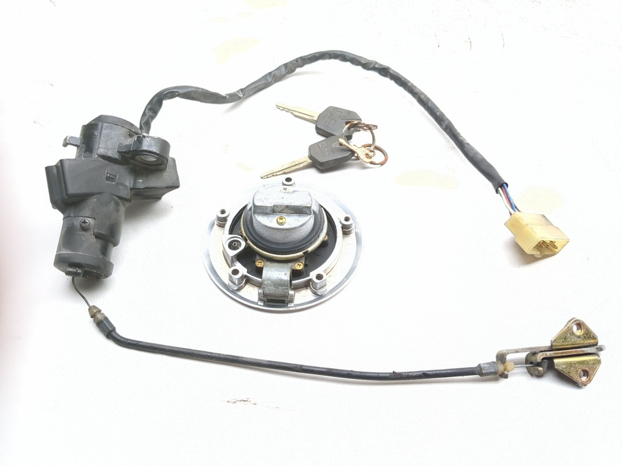 Switchカセットまとめ 05 06 Kawasaki ZX6 ZX 636 Lock Set Ignition Switch Fuel Cap & Seat