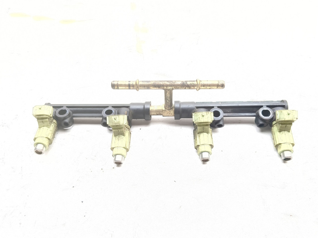 05 06 Kawasaki ZX6 ZX 636 Secondary Gas Fuel Rail with Injectors