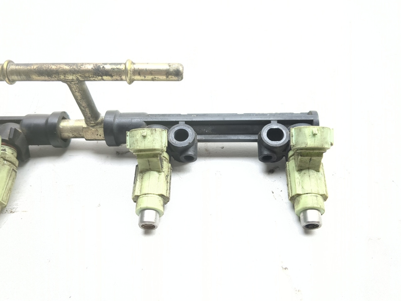 レールガン 05 06 Kawasaki ZX6 ZX 636 Secondary Gas Fuel Rail with Injectors