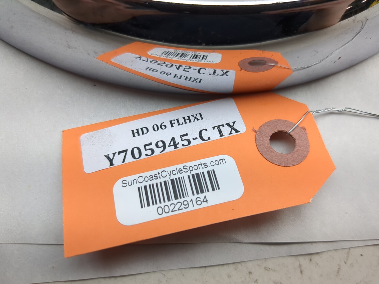 06 Harley Davidson Street Glide FLHXI Front Headlight Trim Ring