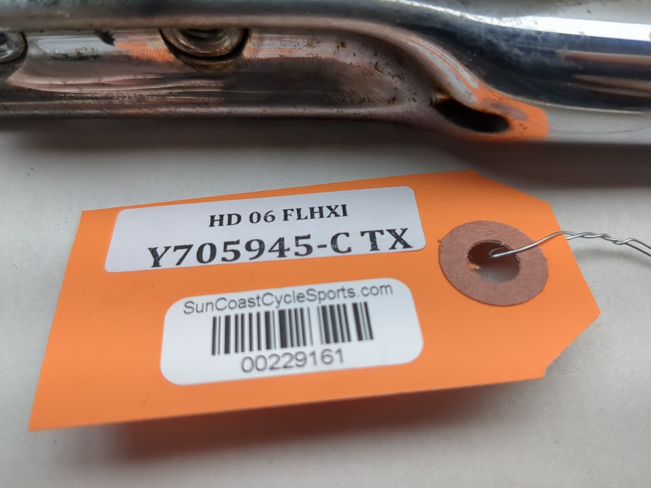 06 Harley Davidson Street Glide FLHXI Rear Passenger Grab Rail