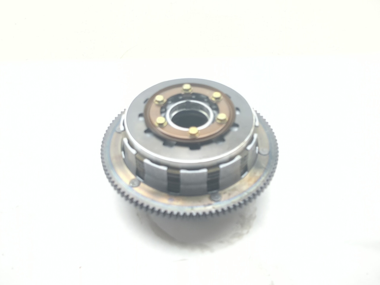 バイク部品(tatsu) 00-06 Harley-Davidson Softail FXST Clutch Basket Hub Assembly