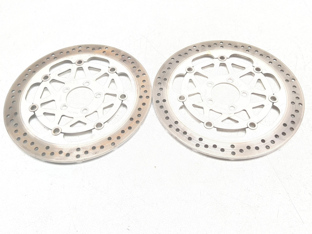 02 03 Kawasaki 1500 Vulcan Mean Streak Front Brake Rotors Disc Set