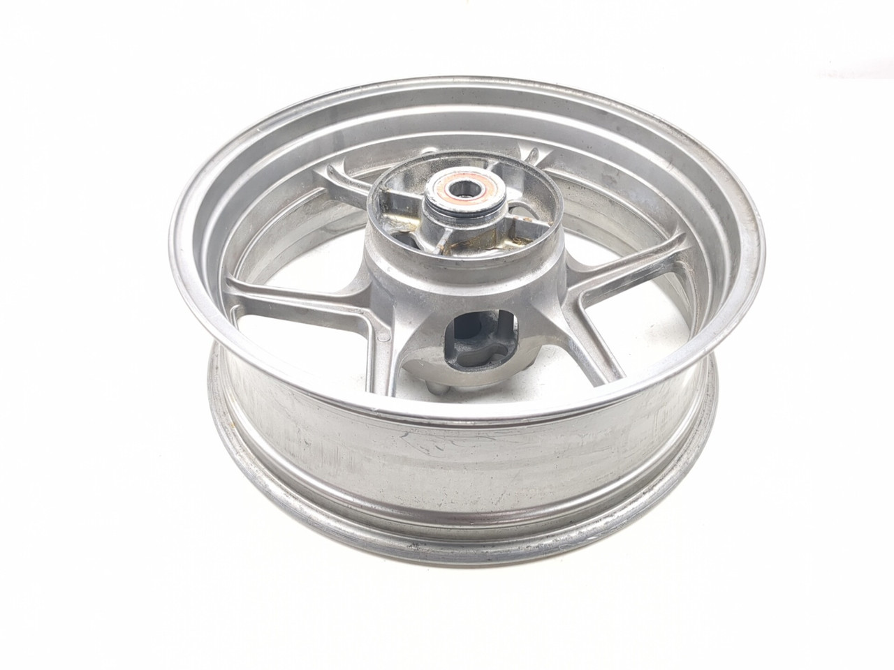 05 06 Kawasaki ZX6 ZX 636 17X5.50 Rear Wheel Rim STRAIGHT 41073 05 06 Kawasaki ZX6 ZX 636 17X5.50 Rear Wheel Rim STRAIGHT 41073