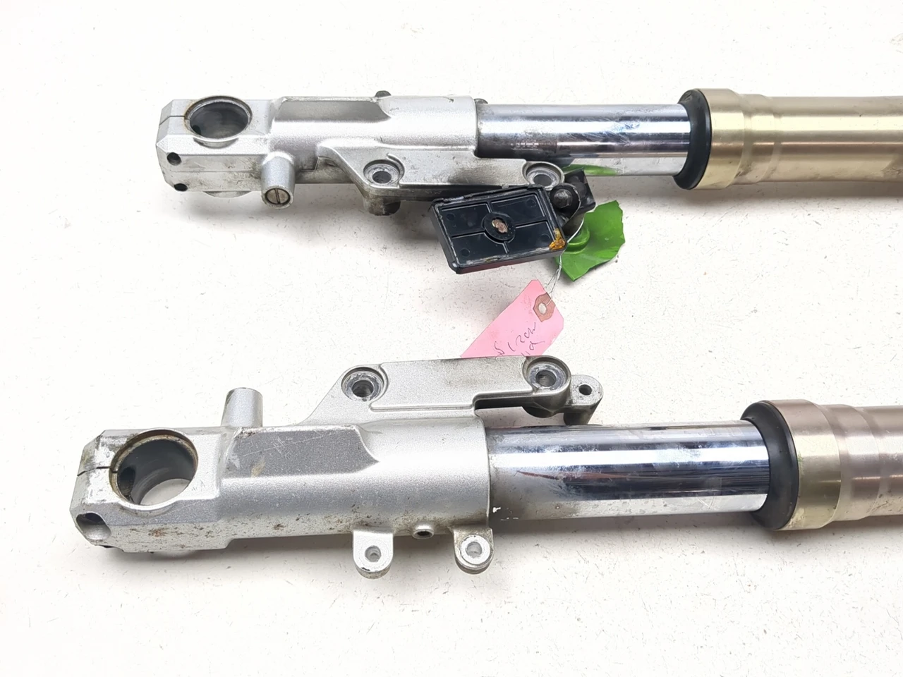 00-01 Kawasaki Ninja ZX1200 ZX12R Front Left Right Fork STRAIGHT