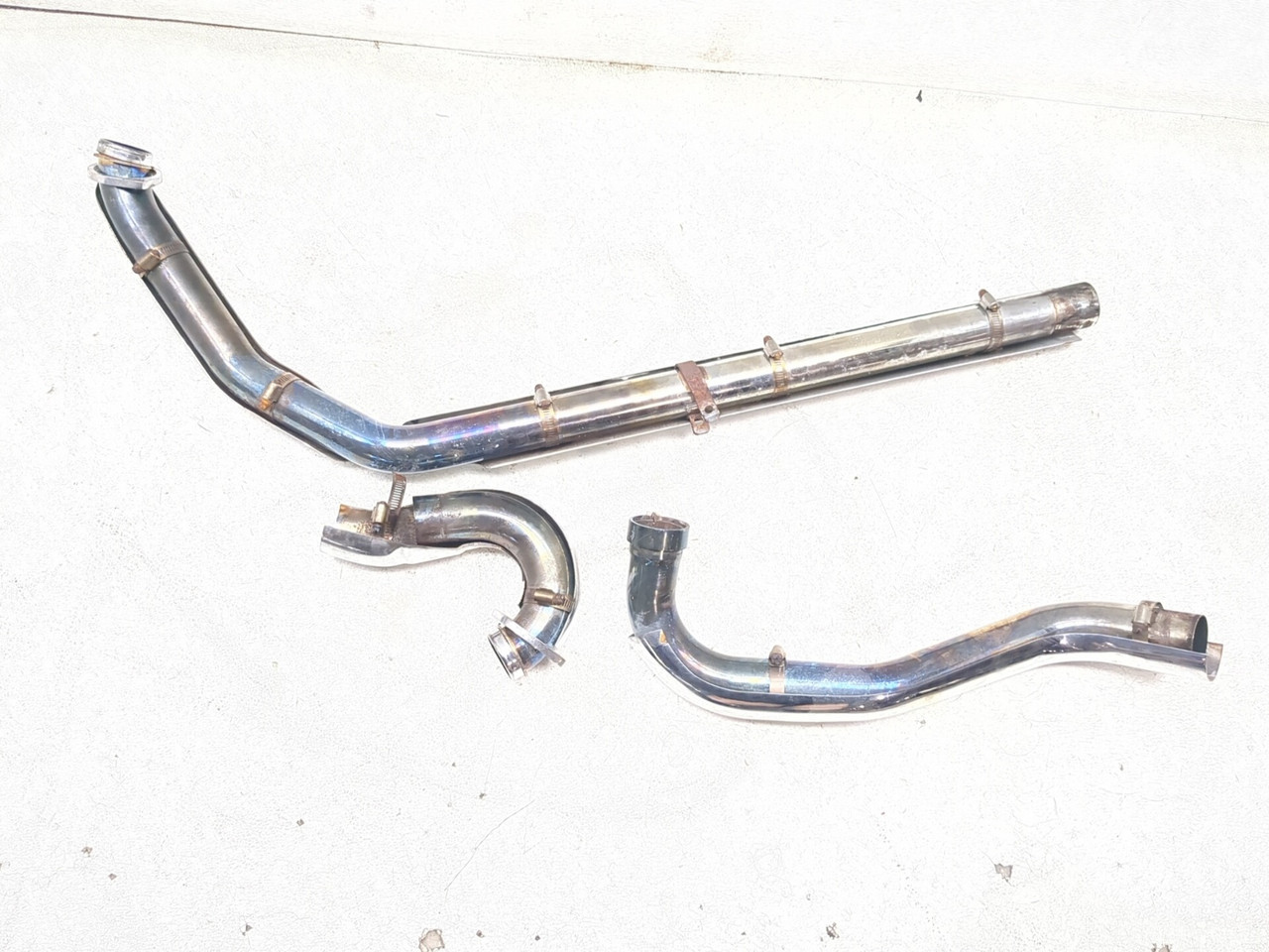 専用90 04-06 Harley-Davidson Road King Custom FLHRS Exhaust Header Shield