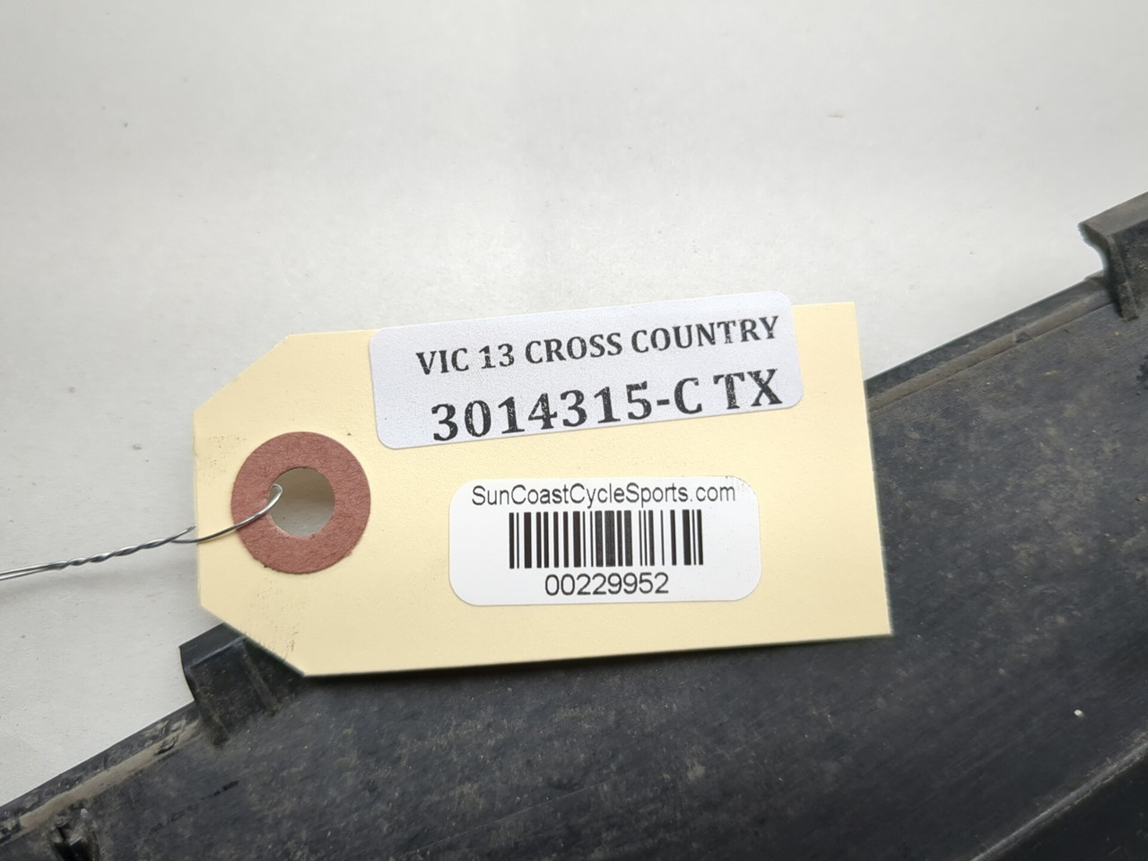 10-17 Victory Cross Country Front Duct Visor 5437830 - Sun Coast