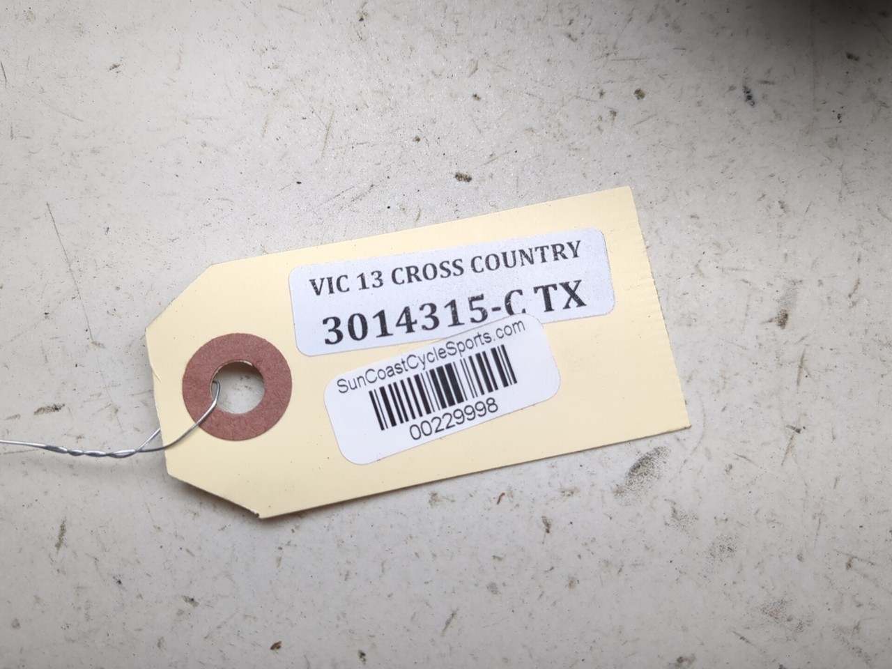 10-17 Victory Cross Country Main Frame Chassis STRAIGHT CLN - Sun
