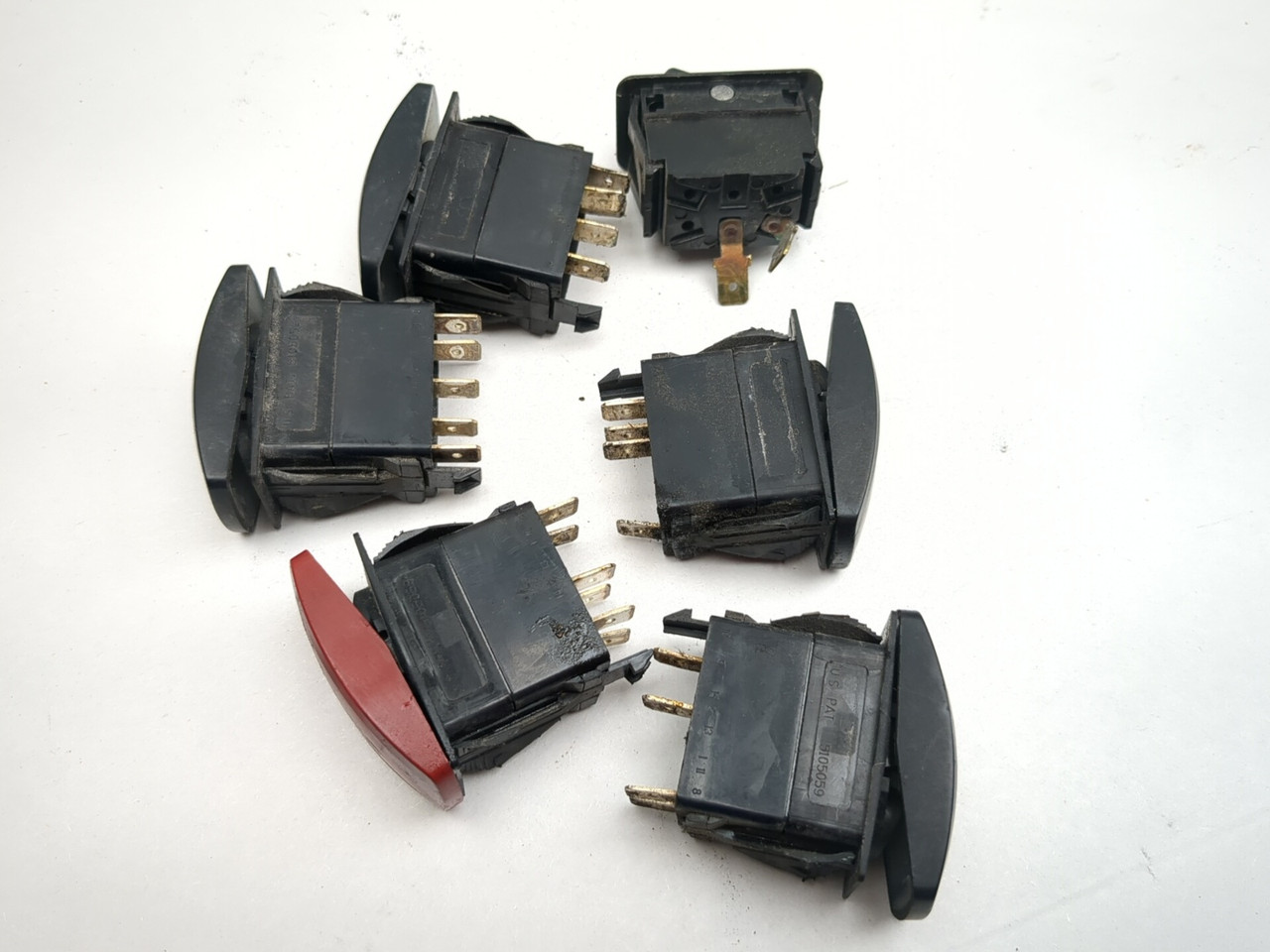 17-23 John Deere Gator HPX615E Front Dashboard Rocker Switch Set