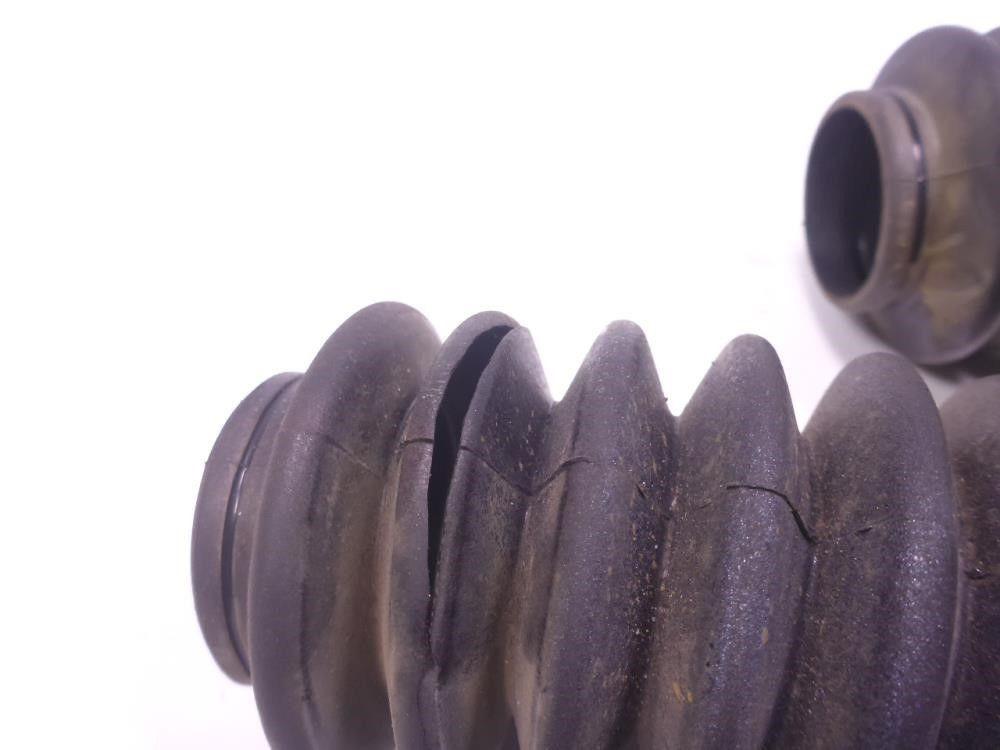 14 Yamaha Zuma 125 Front Forks Boots Rubber Sleeves DAMAGED BT-789