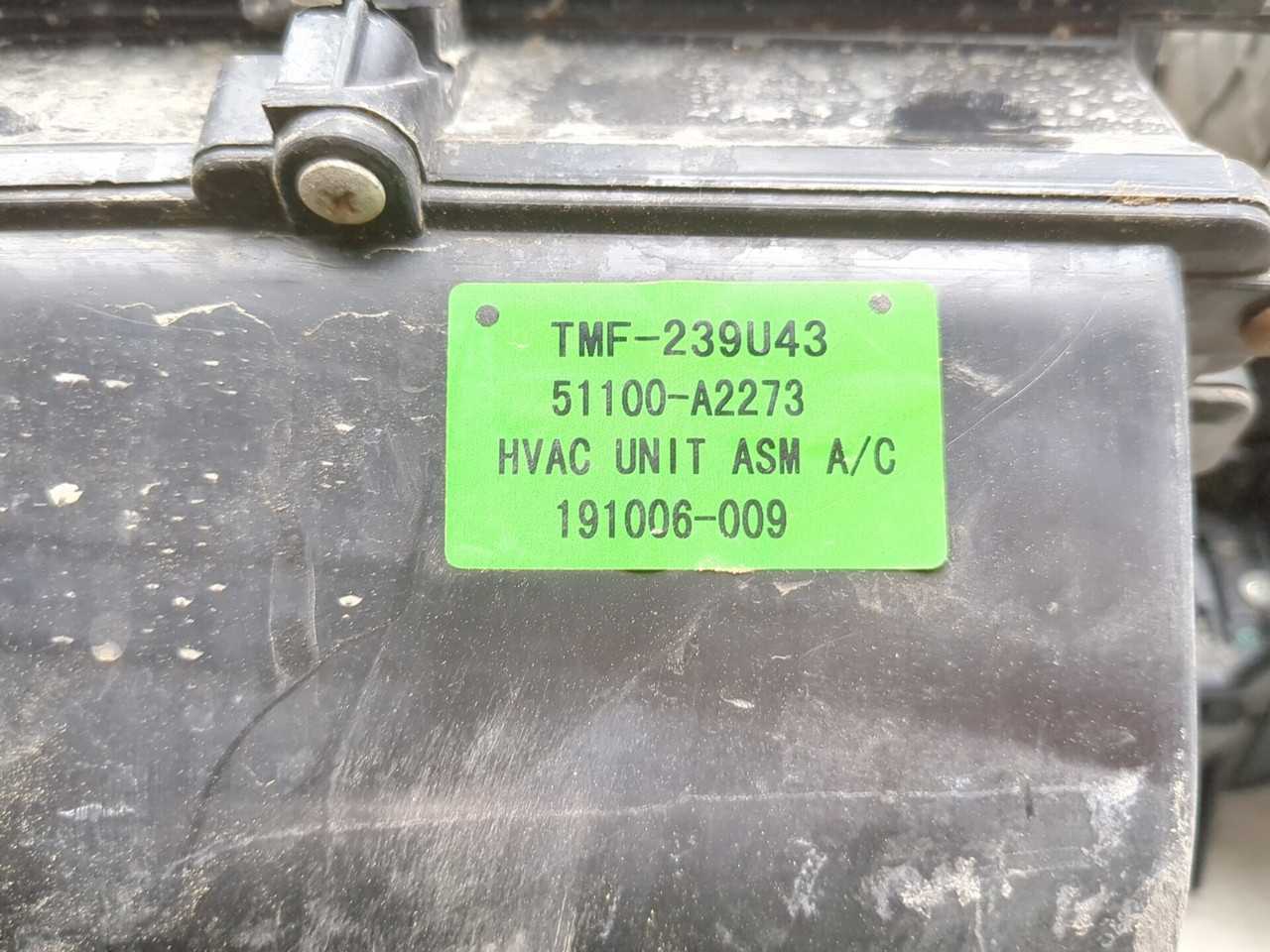 14-25 Kubota RTV X1100C Front Air Conditioner HVAC Unit Assembly