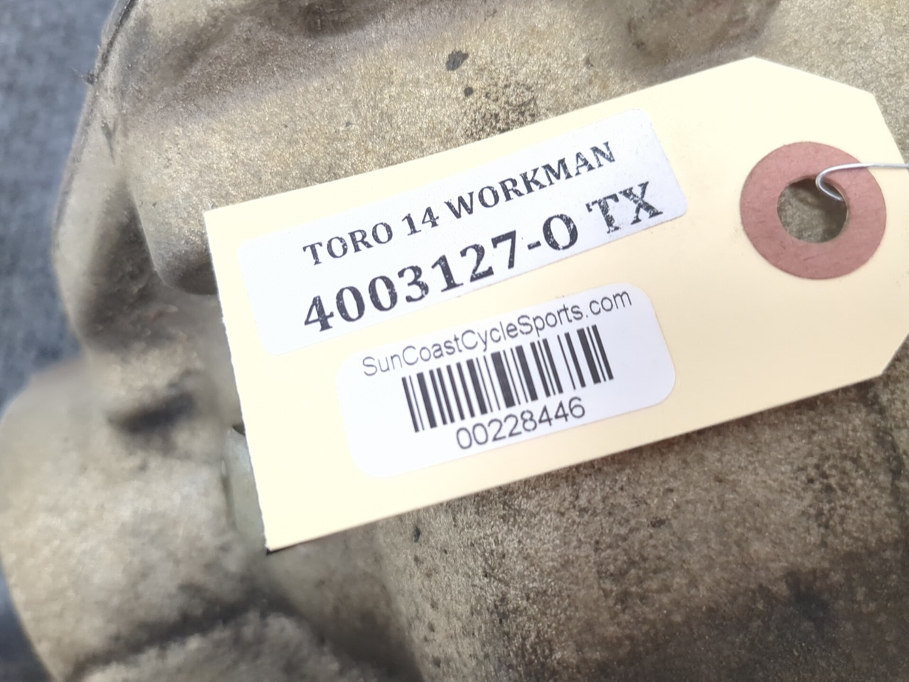 08-17 Toro Workman MDE 07290 Rear Electric Transaxle Motor