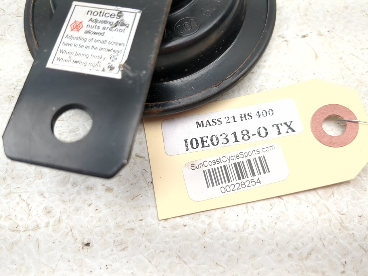 20-25 Massimo T-Boss 410 Horn 70404 TRSH JR - Sun Coast Cycle
