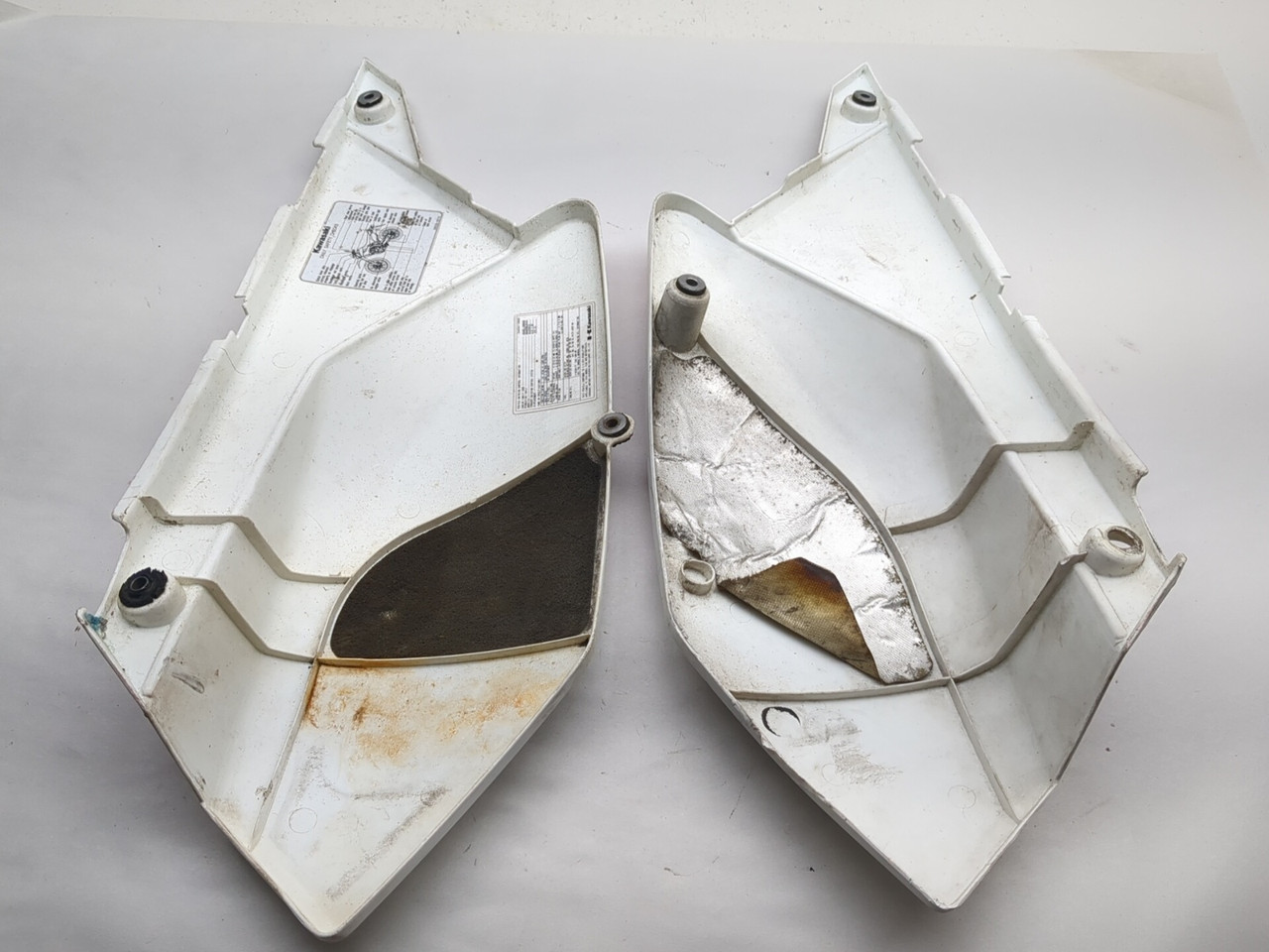 09-14 Kawasaki KLX 250 Front Left Right Cowl Side Cover Set 36001