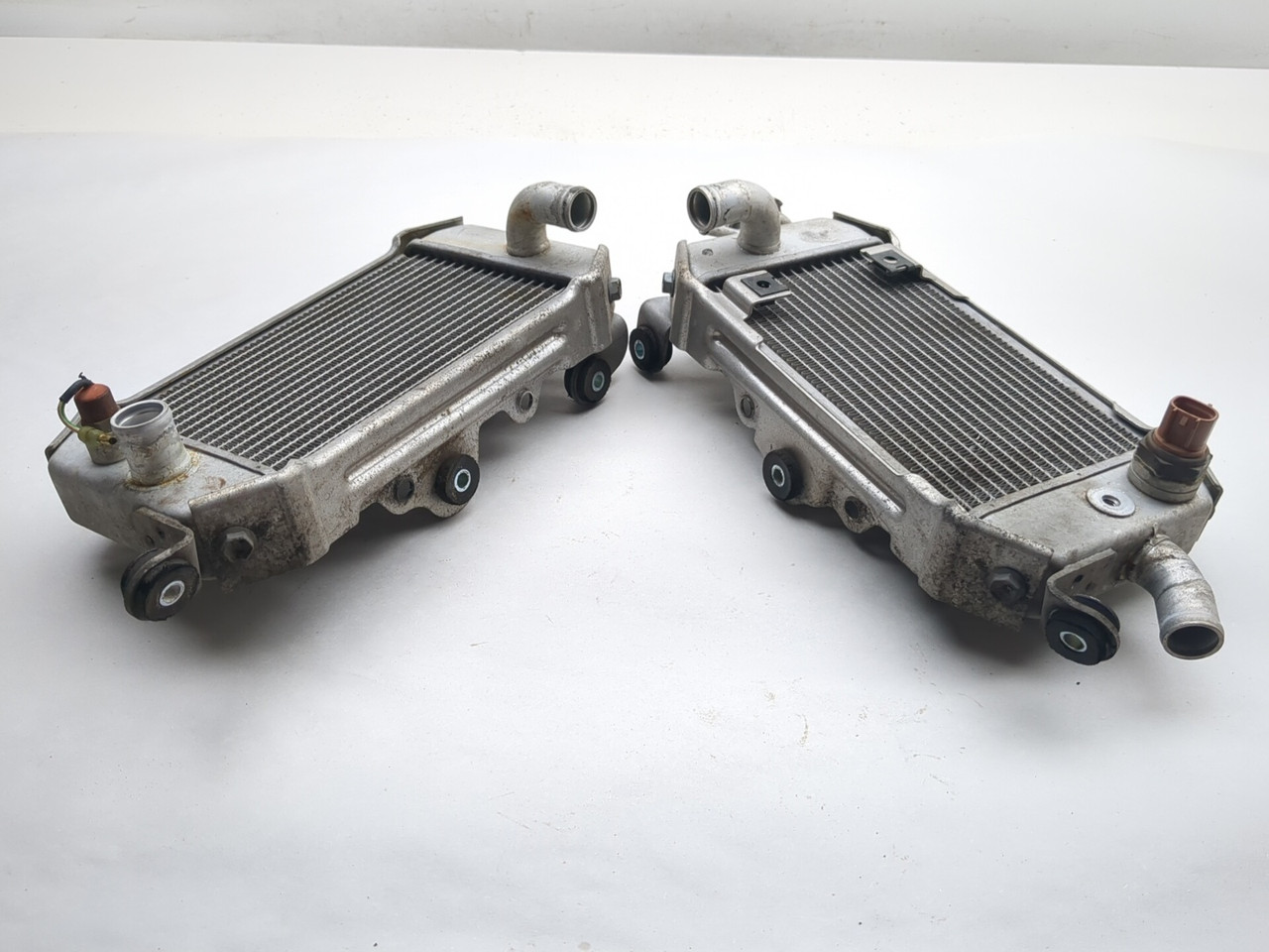 09-14 Kawasaki KLX 250 Front Left Right Radiator Cooler Cooling