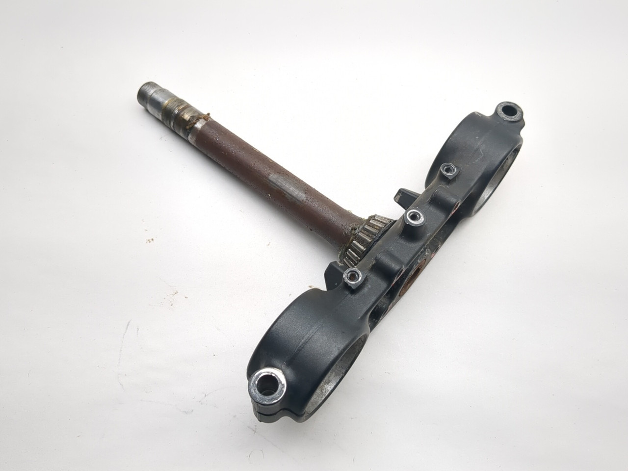 09-14 Kawasaki KLX 250 Front Lower Triple Tree Stem Clamp Bottom