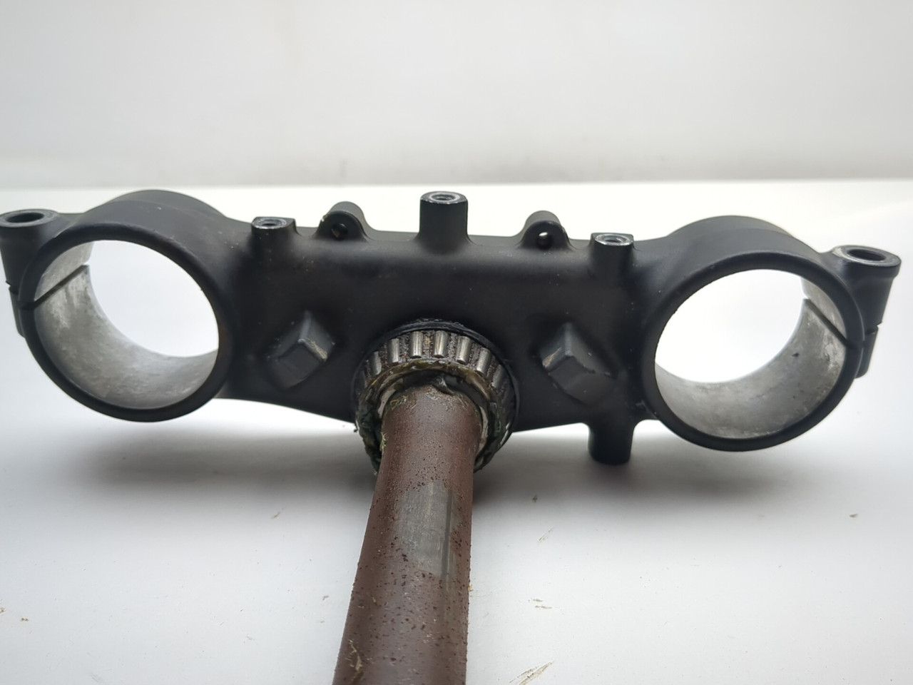09-14 Kawasaki KLX 250 Front Lower Triple Tree Stem Clamp Bottom