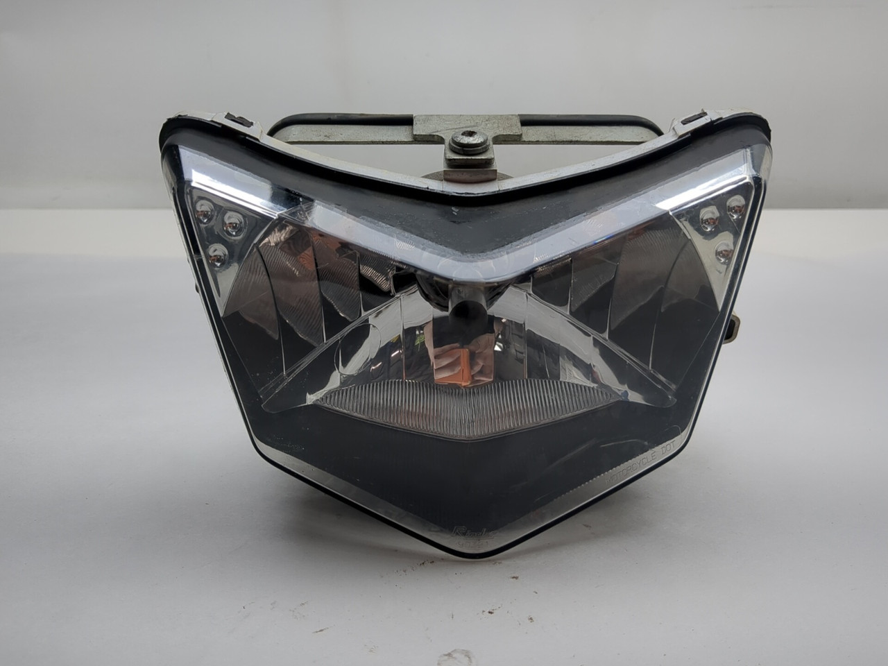 09-14 Kawasaki KLX 250 Front Headlight Headlamp Shroud Assembly