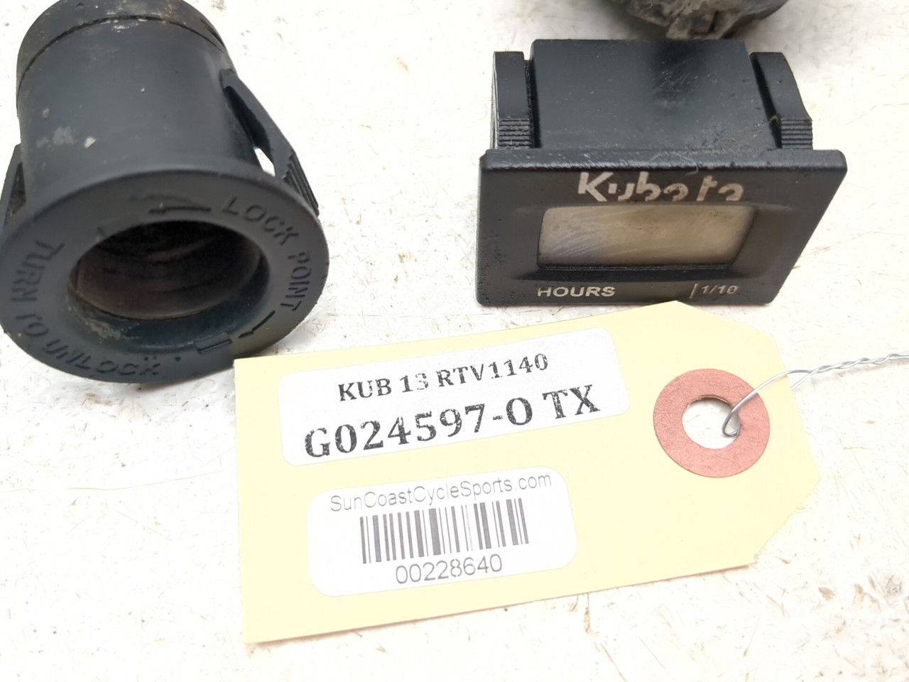 09-16 Kubota RTV 1140 CPX Ignition w/Key Switch Hour Meter Cable
