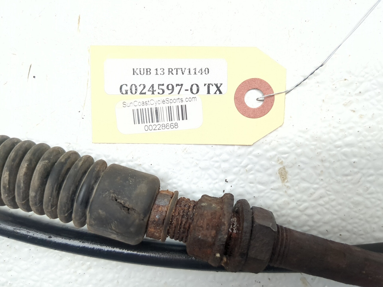 09-16 Kubota RTV 1140 CPX Transmission Gear Shift Shifter Cable