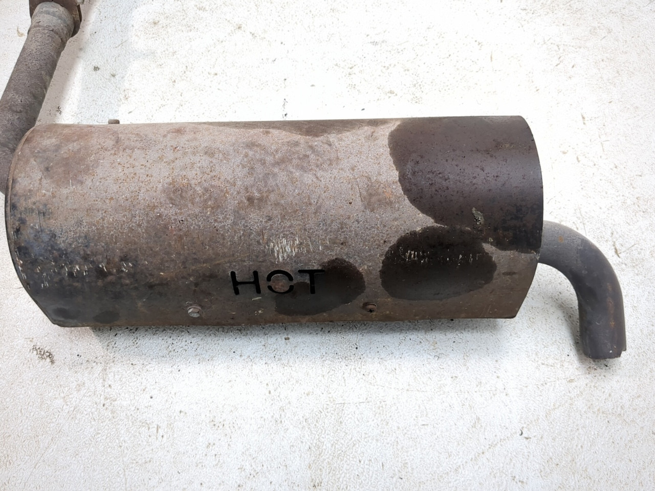 09-16 Kubota RTV 1140 CPX Rear Exhaust Pipe w/ Muffler Assembly