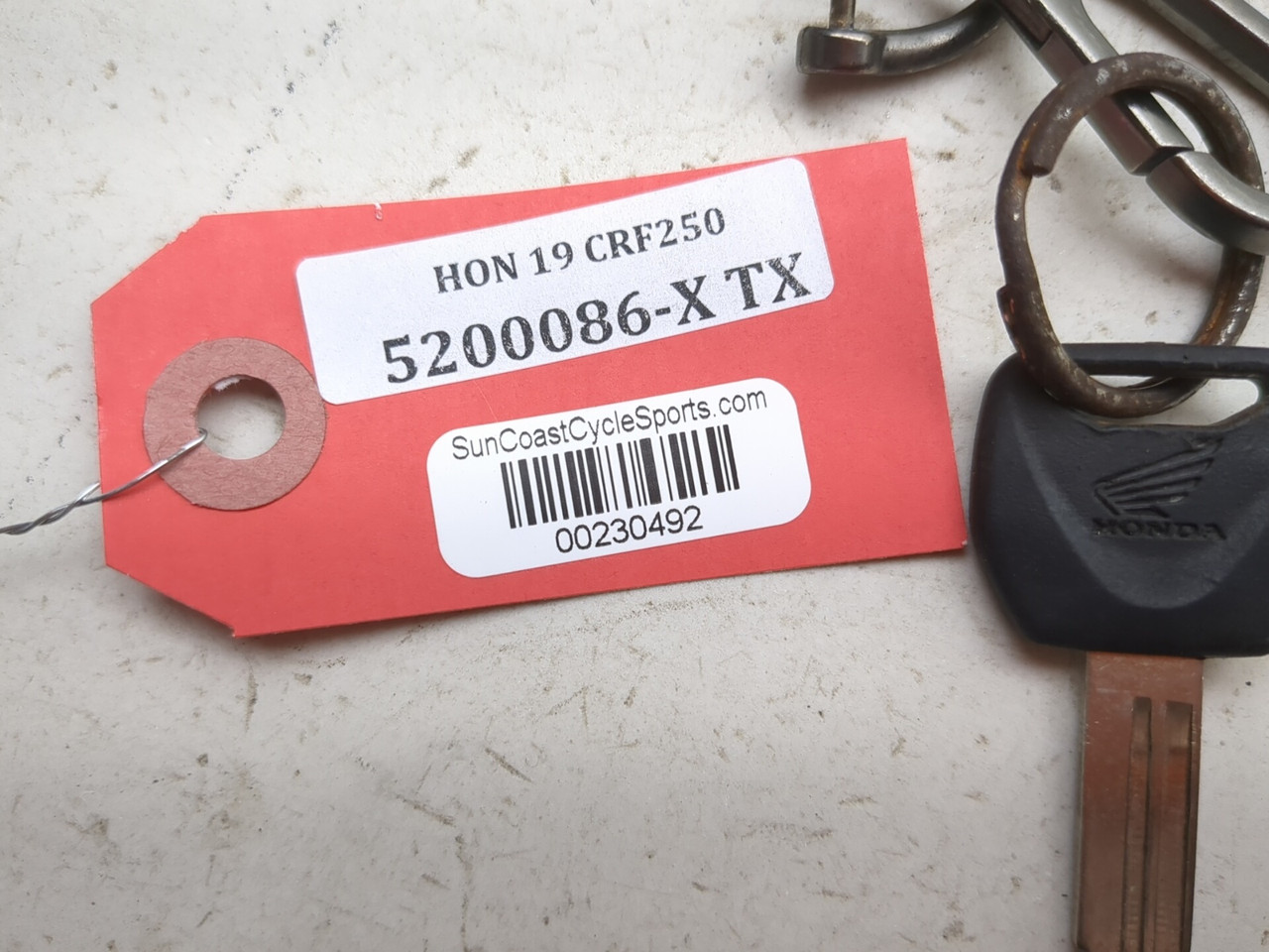 17-20 Honda CRF250 CRF250RL Fuel Tank Gas Petrol Cap w/ Key 17620