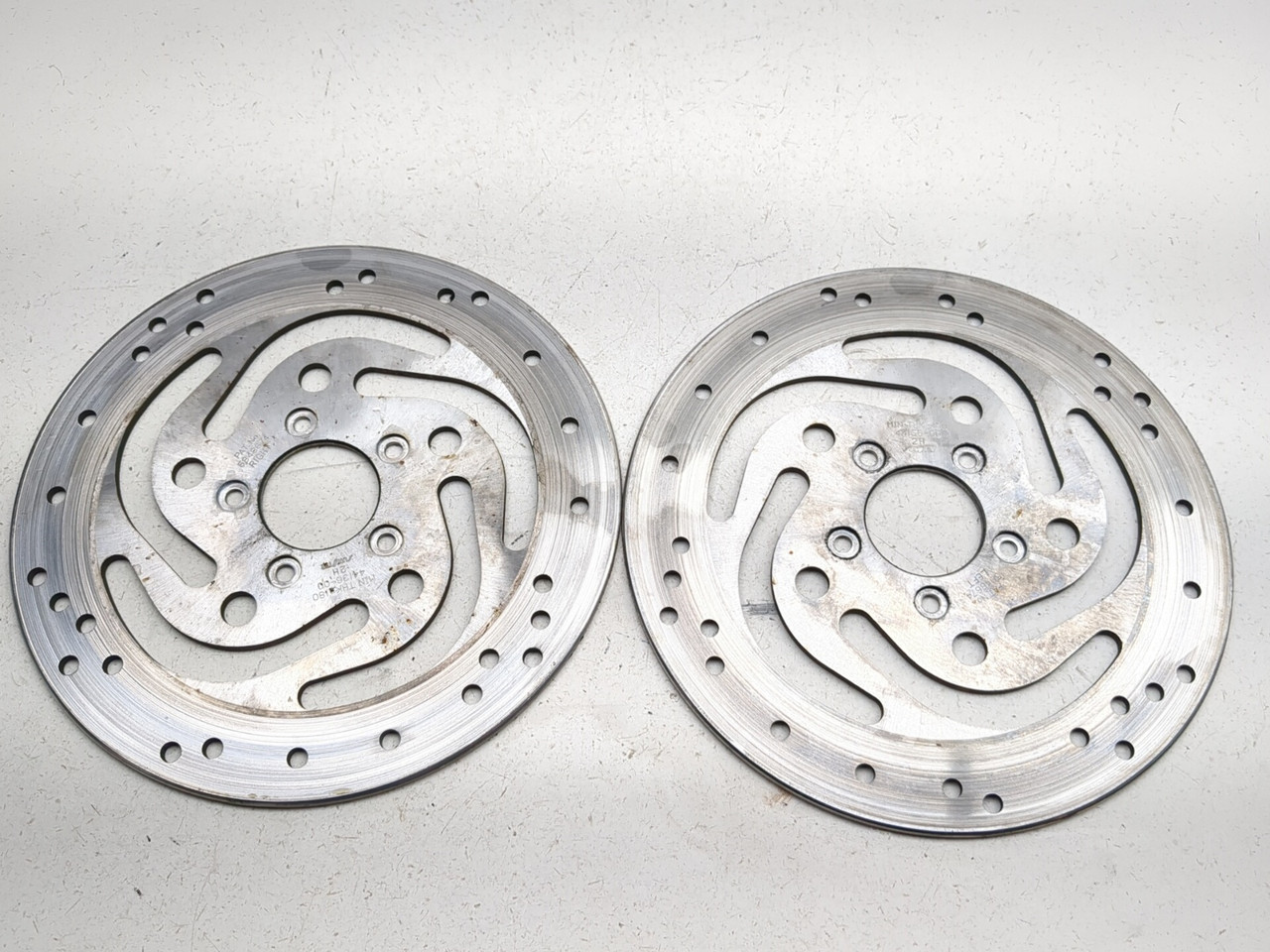 98-06 Harley Road King Classic FLHRCI Front Brake Rotor Disc Pair