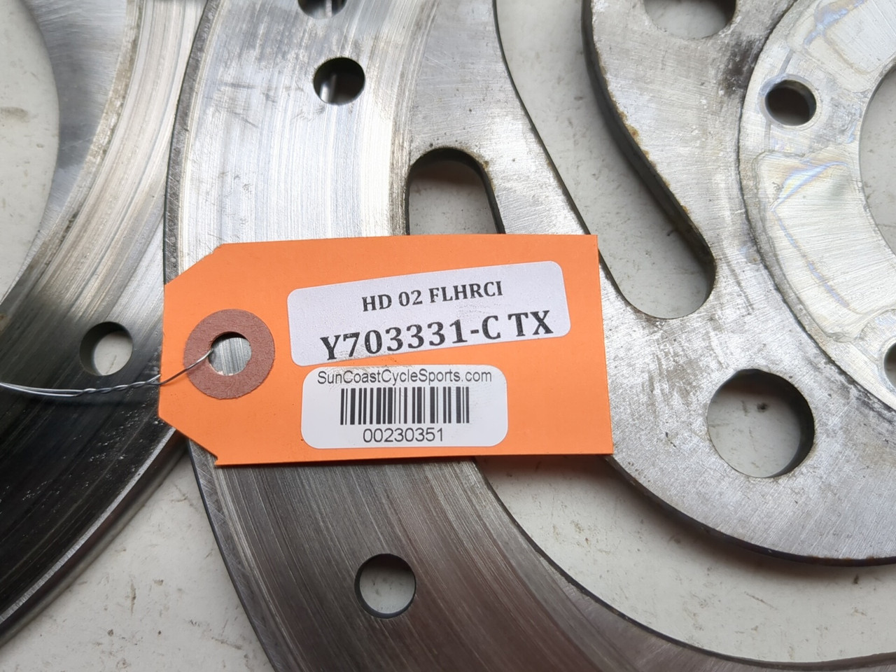 98-06 Harley Road King Classic FLHRCI Front Brake Rotor Disc Pair