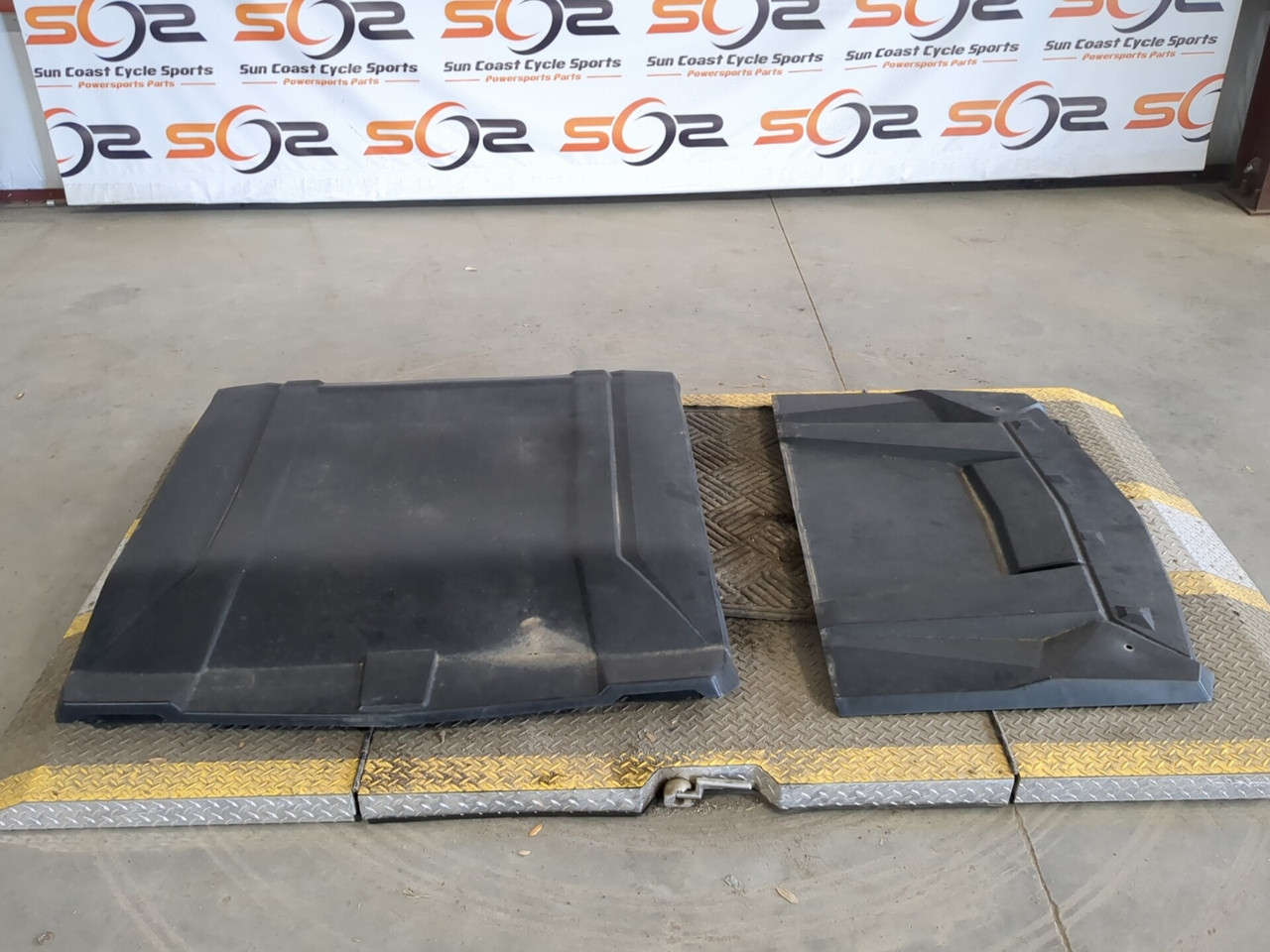 16-26 Polaris General 1000 Front Rear Hard Roof Set 5453108 - Sun