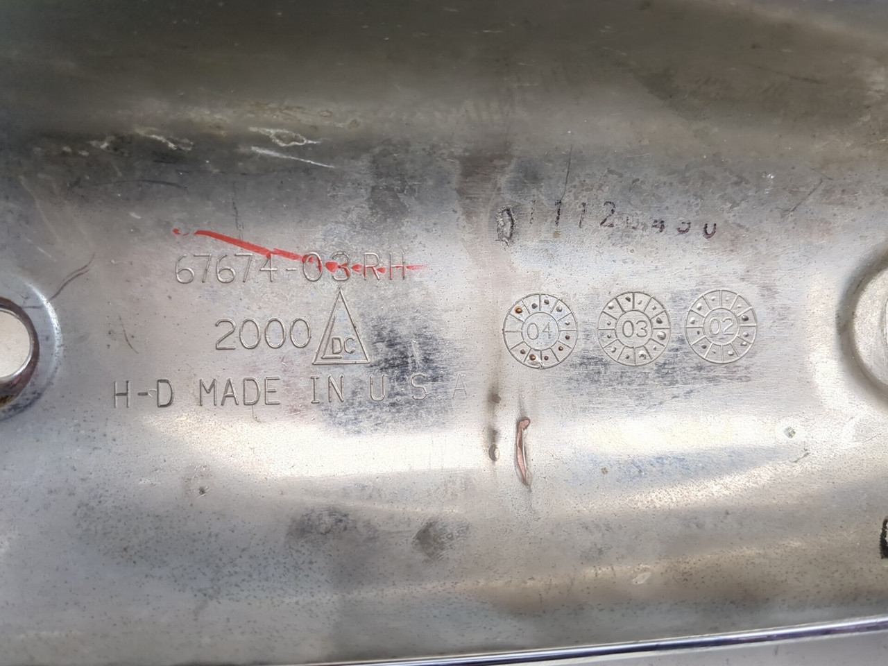98-06 Harley Road King Classic FLHRCI Right Headlight Nacelle