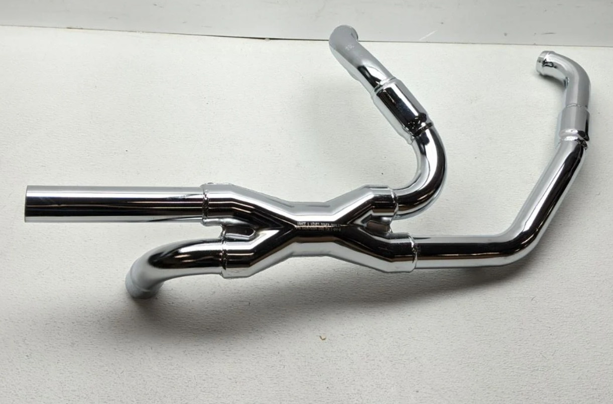 2014-2016 HARLEY-DAVIDSON TOURING POWER DUALS CTR CHROME BY VANCE