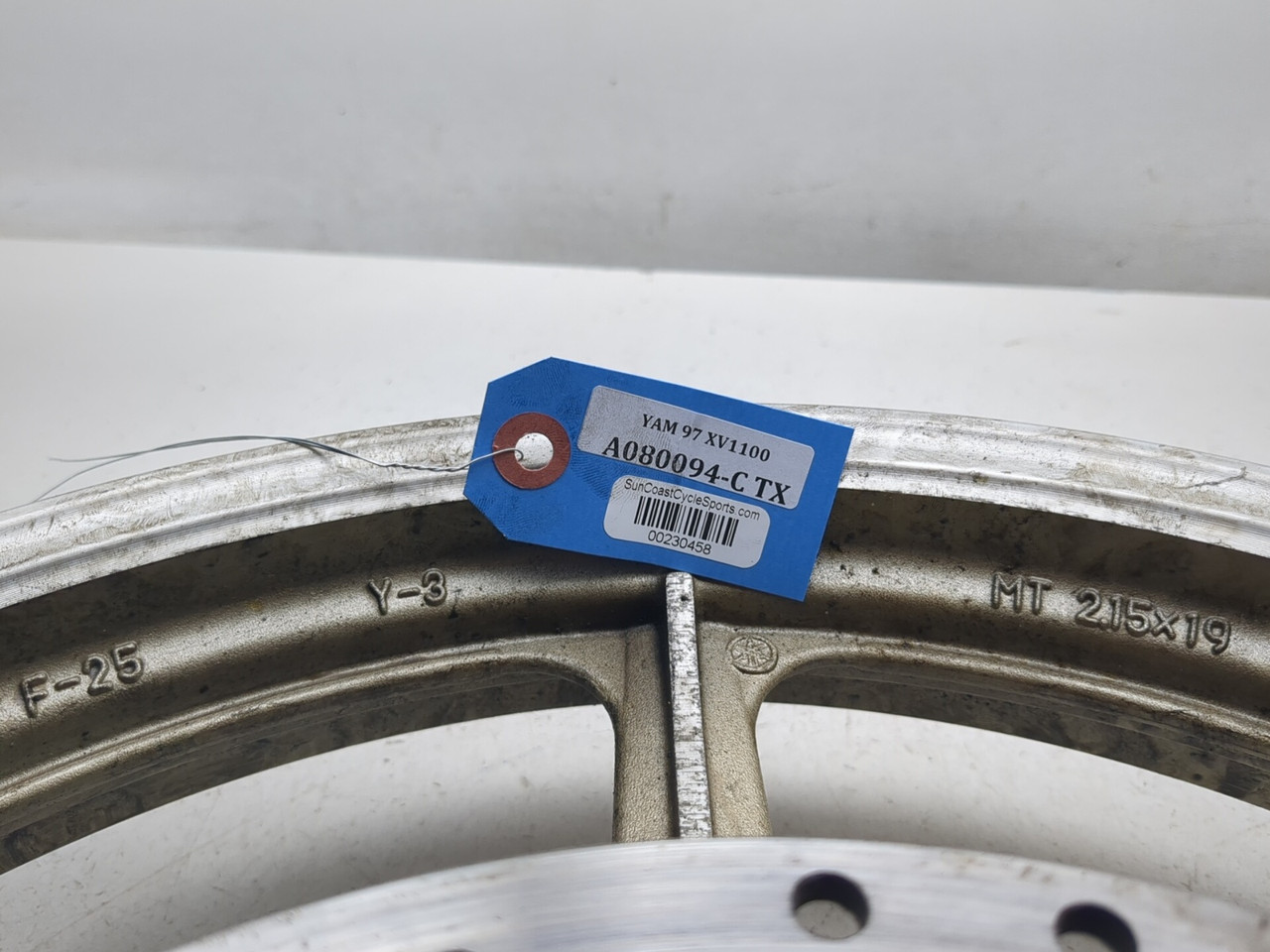 86-99 Yamaha Virago XV 1100 19x2.15 Front Wheel Rim 3JK-25168-00