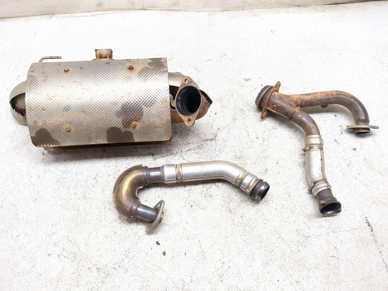 22-24 CFMOTO ZForce 950 HO EX Rear Exhaust Header Muffler Pipe Set