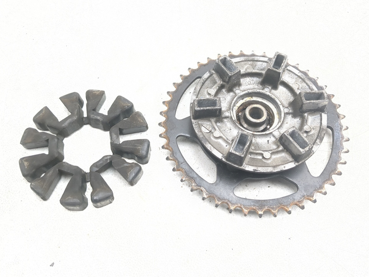 08-12 Kawasaki EX250 Ninja 250 Rear Sprocket Carrier w/ Cush Drive