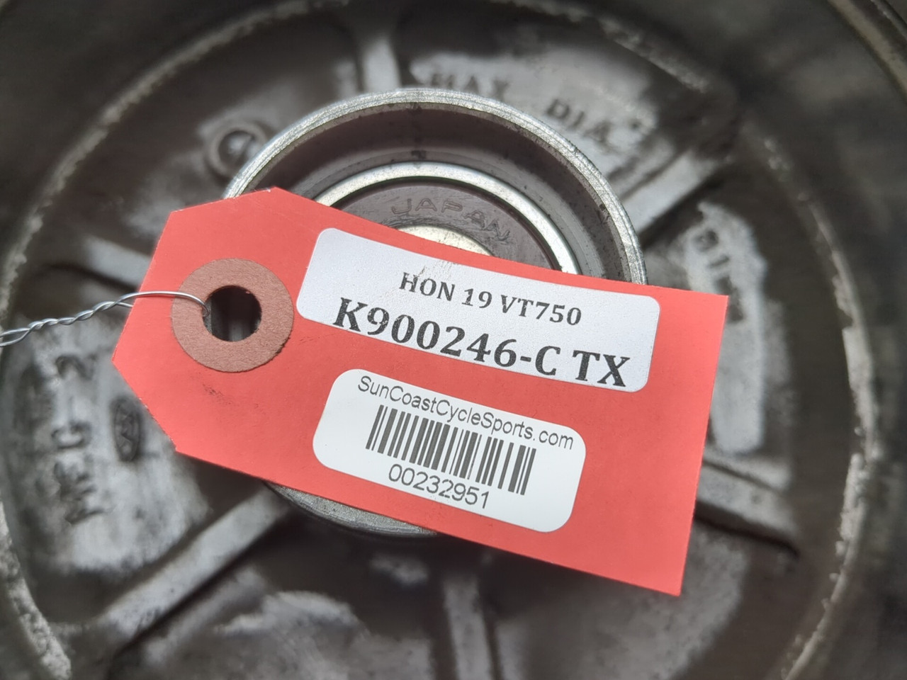 10-23 Honda VT750 Shadow Phantom 15x3.50 Rear Wheel Rim STRAIGHT