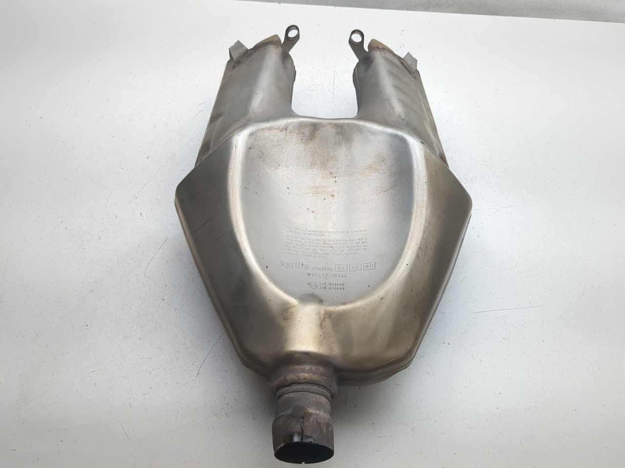 08-16 Aprilia Dorsoduro SMV 750 Exhaust Muffler Pipe Slip-On
