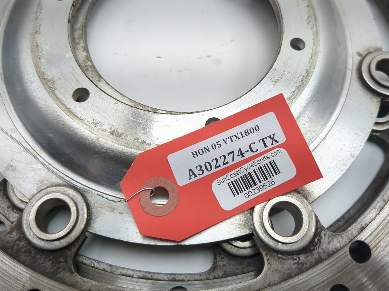 05-08 Honda VTX1800F VTX 1800 Front Left Right Brake Rotor Disc