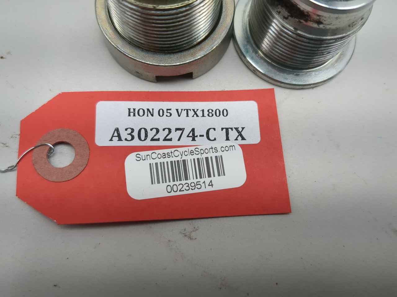 ロッド NATS 05-08 Honda VTX1800F VTX 1800 Rear Left Right Swingarm Pivot Bolts