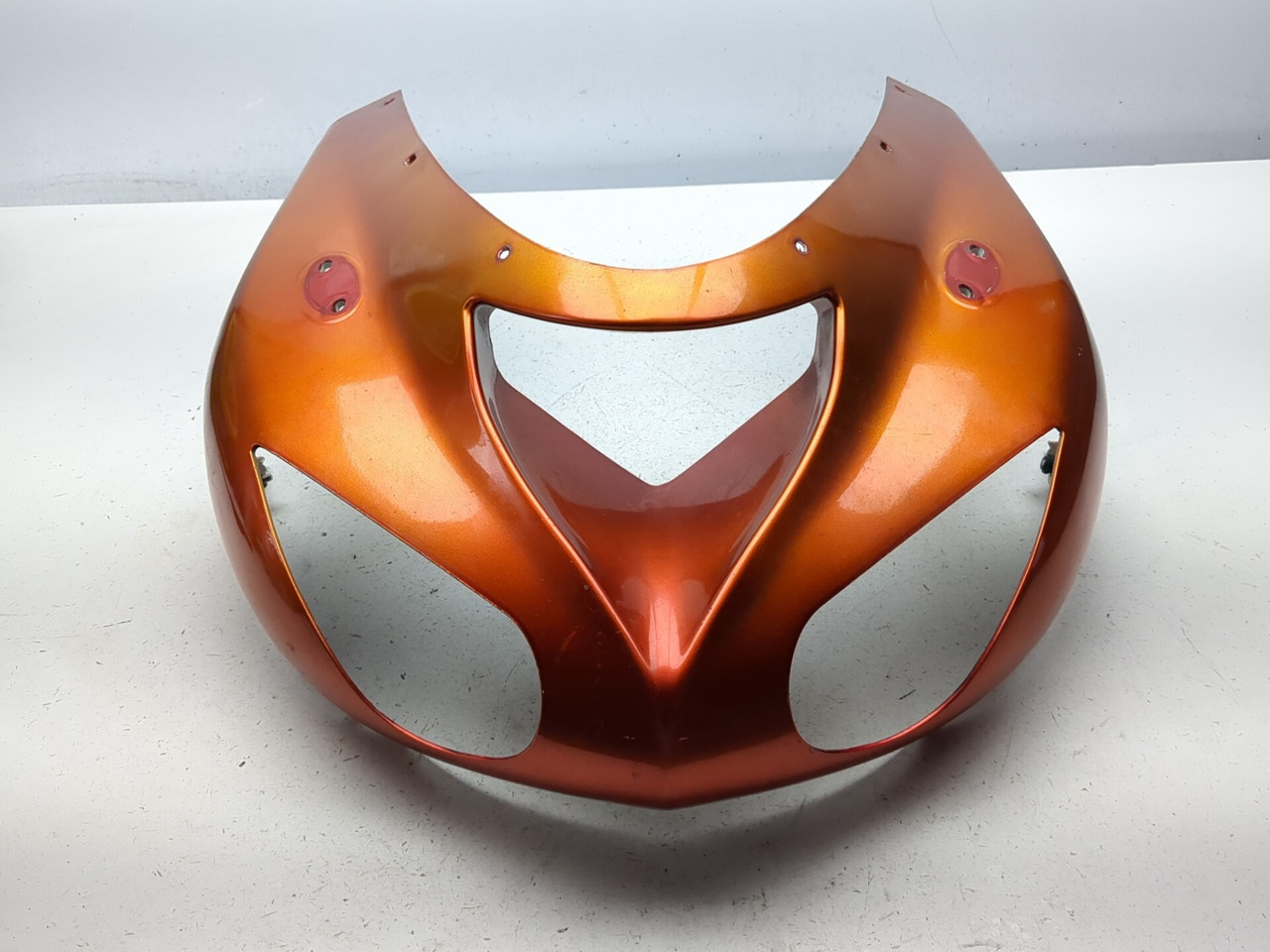 パーツ C 06-07 Kawasaki Ninja ZX10 ZX10R Front Upper Fairing Cowl Body