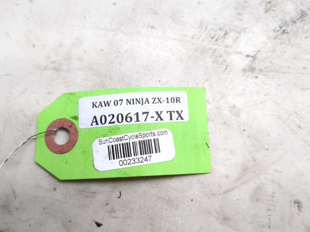 06-07 Kawasaki Ninja ZX10 ZX10R Coolant Water Tank Reservoir