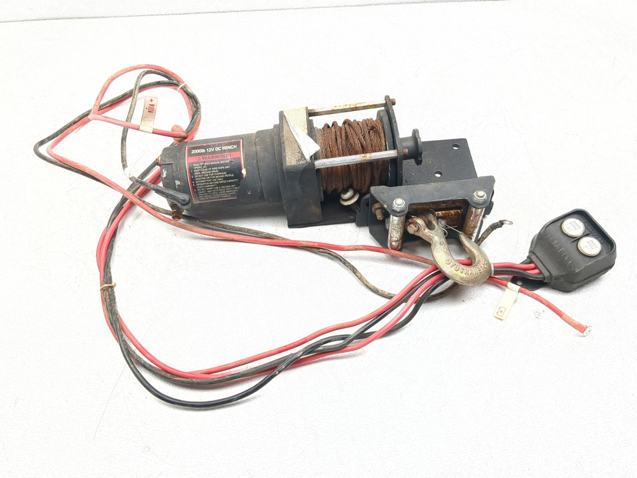 14-24 Kawasaki Teryx4 KRT800 Champion 2000LB 12V DC Winch w