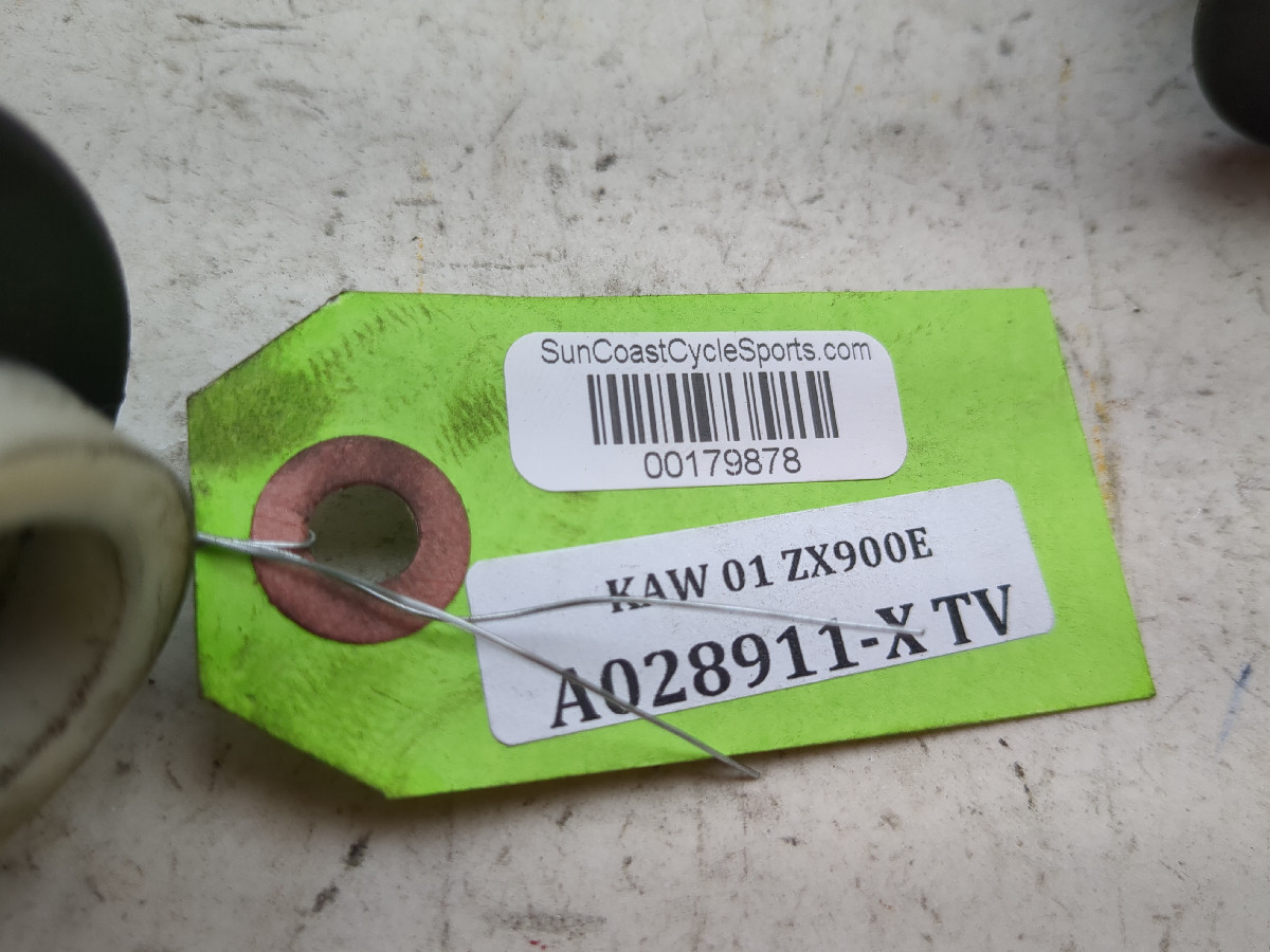 00 01 Kawasaki ZX900E ZX9R Throttle Tube And Grips - Sun Coast