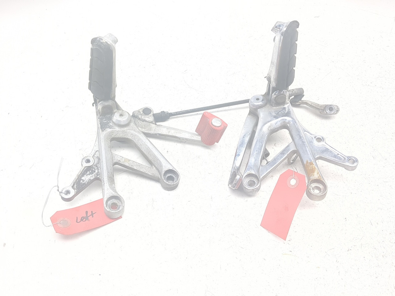 01-06 Honda CBR600 F4i Left Right Front Footpeg Shift & Brake
