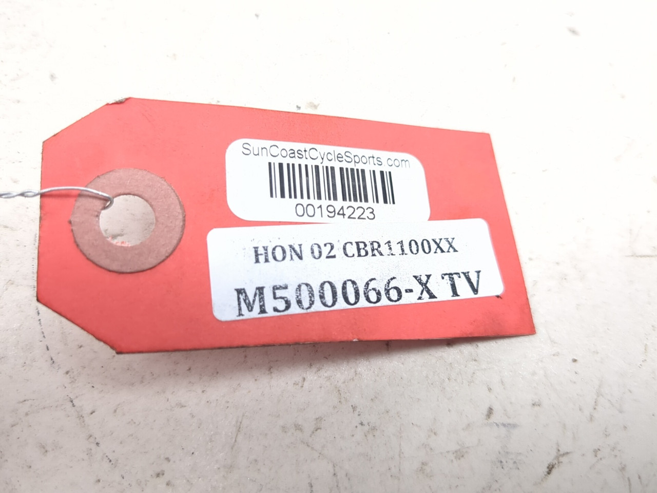 97-03 Honda CBR1100XX Blackbird CBR 1100 JDA CUSTOM License Plate