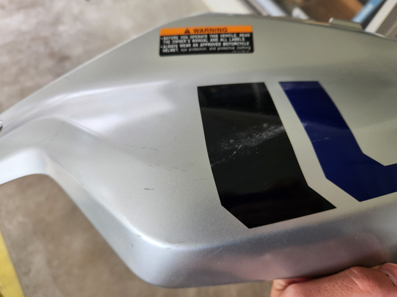 2015-2017 YAMAHA FZ-07 Fuel Tank Side Cover OEM 1WS-24129-00-P6